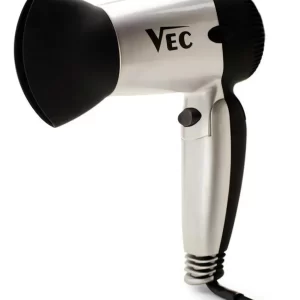 Mini Secador De Cabelo Portátil 1'200w Cinza-vec