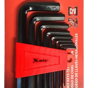 Jogo De Chaves Allen Curta 1.5 A 10mm C/ 9 Peças 112269 Mtx Cor Preto