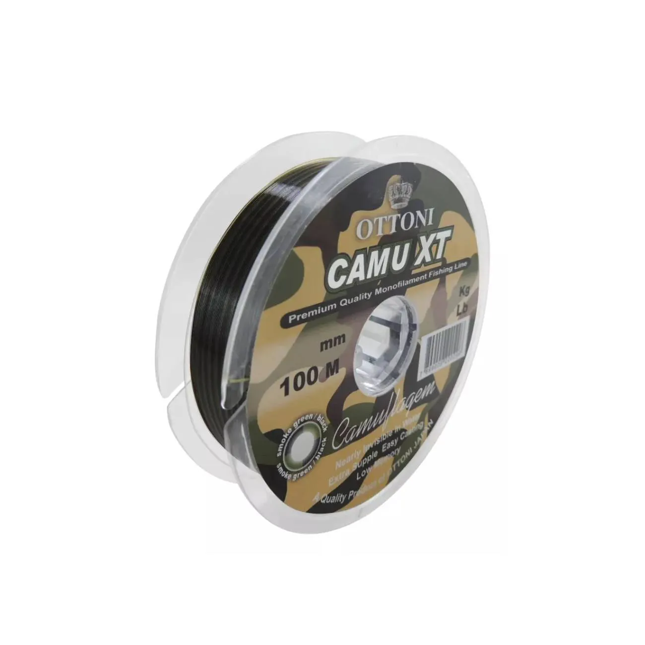 Linha Monofilamento Platinum XT Camuflada 100M 0,35mm Ottoni - Imagem 2