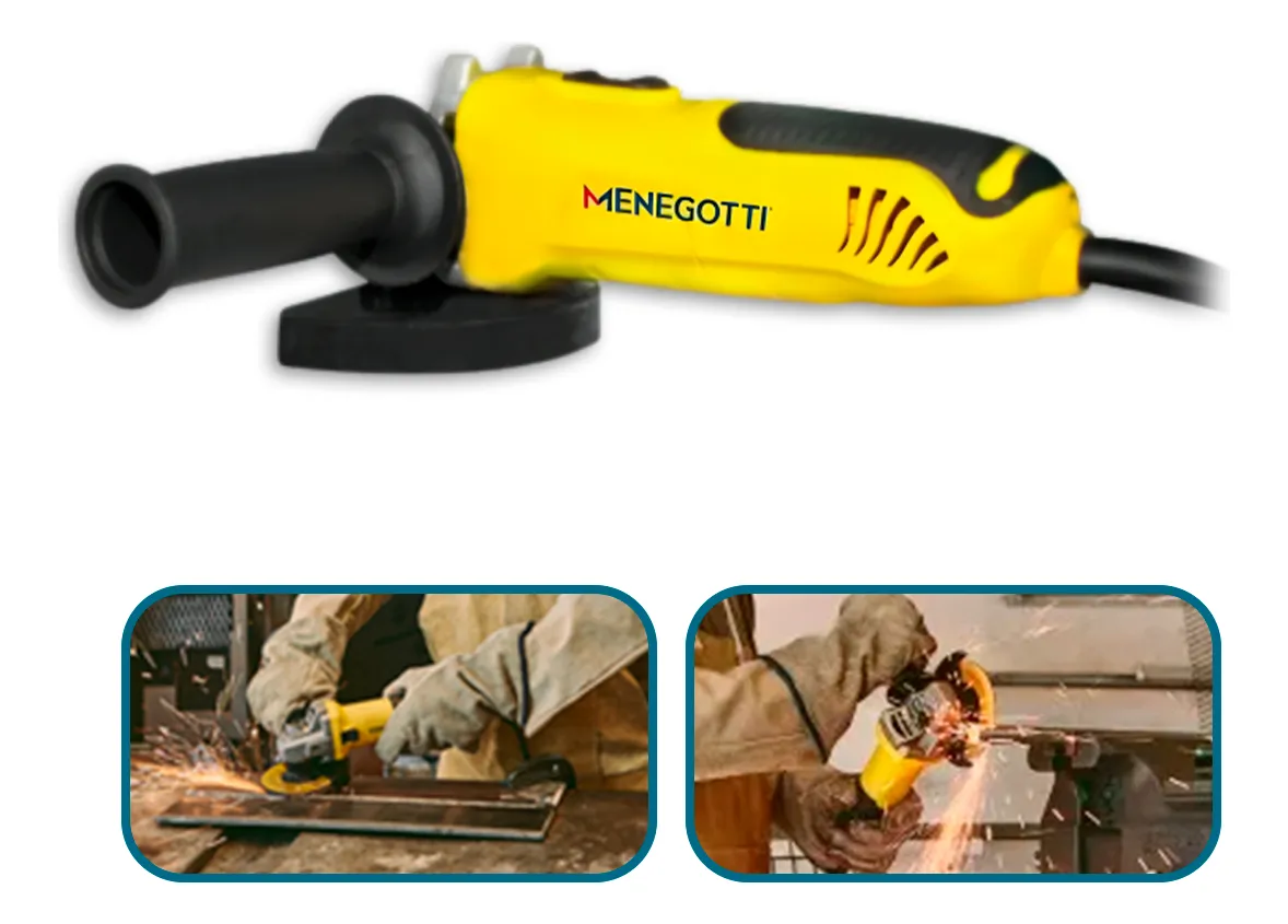 esmerilhadeira angular mee750w menegotti 115mm profissional