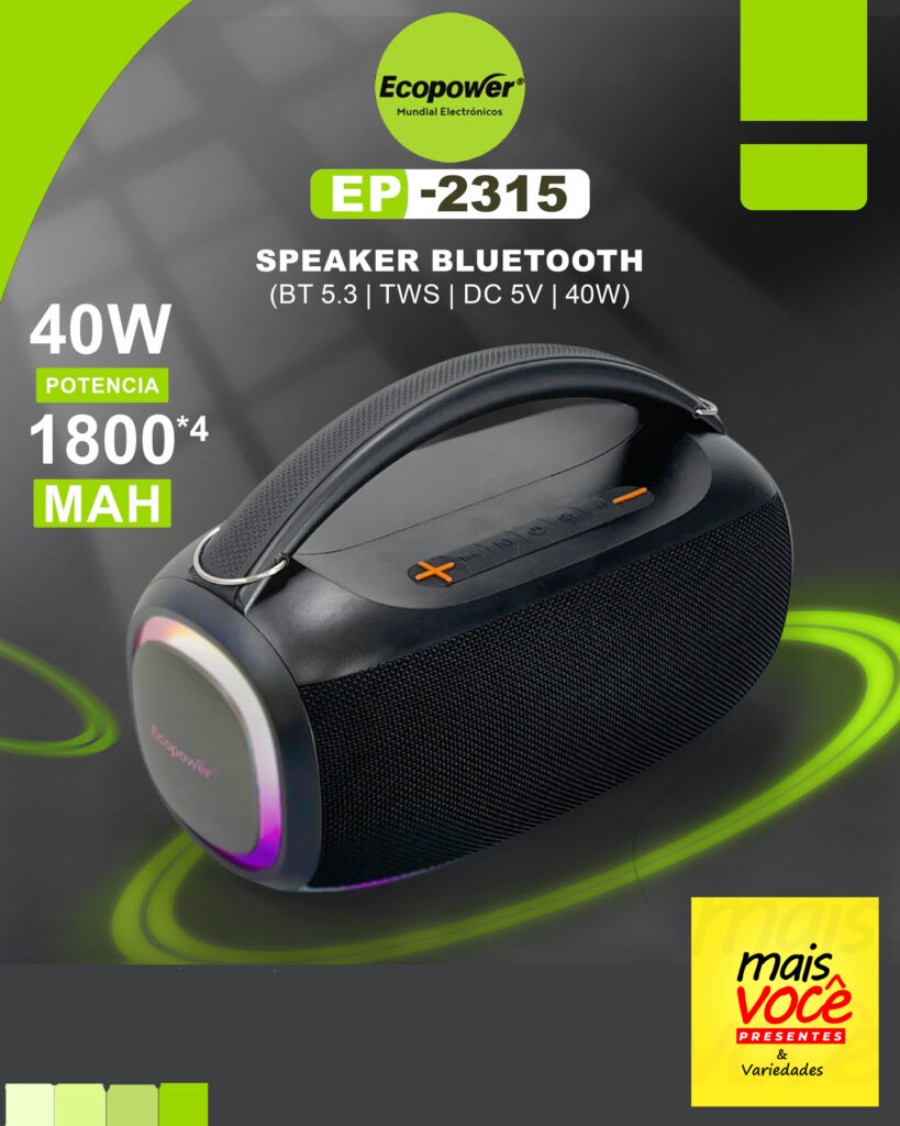 caixa de som bluetooth ep 2315
